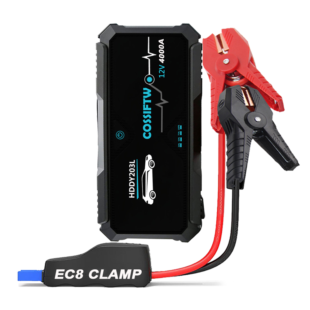 COSSIFTW HDDY203 6000A Outdoor Portable Auto Batterie Booster Jump Starter für alle Gas oder bis zu 12L Diesel Leistungsstarker Auto Jump Starter mit Dual USB Schnellladung und DC Ausgang