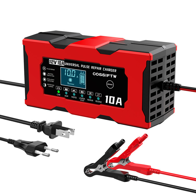 12V 10A Carregador de Bateria Kit de Ferramentas de Emergência para carro de caminh?o e motocicleta