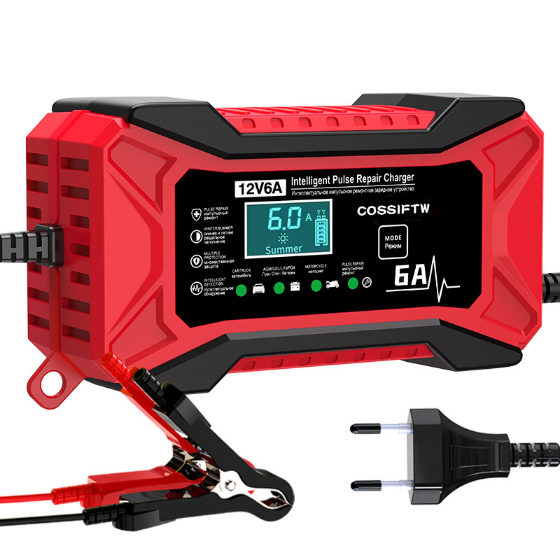 AC 110V-240V carregador de bateria para baterias de chumbo-ácido de lítio para carros caminh?es motocicletas