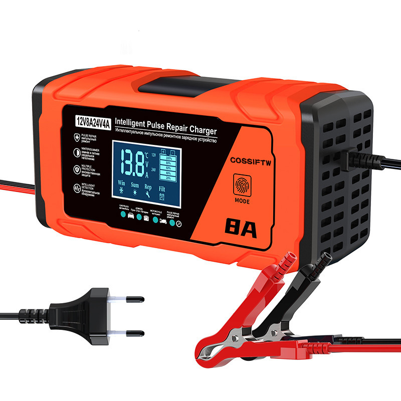 12V 24V 8A Auto LKW Motorrad Ladeger?t für 12V 24V 2Ah-120Ah Blei-S?ure Batterie