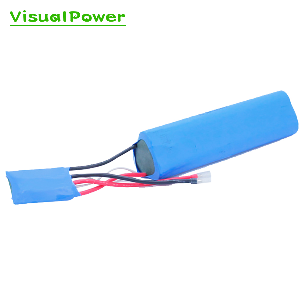 3.7V 11.1v 2000mAh 18650 Bateria recarregável de lítio Baterias de Li-Ion da lanterna