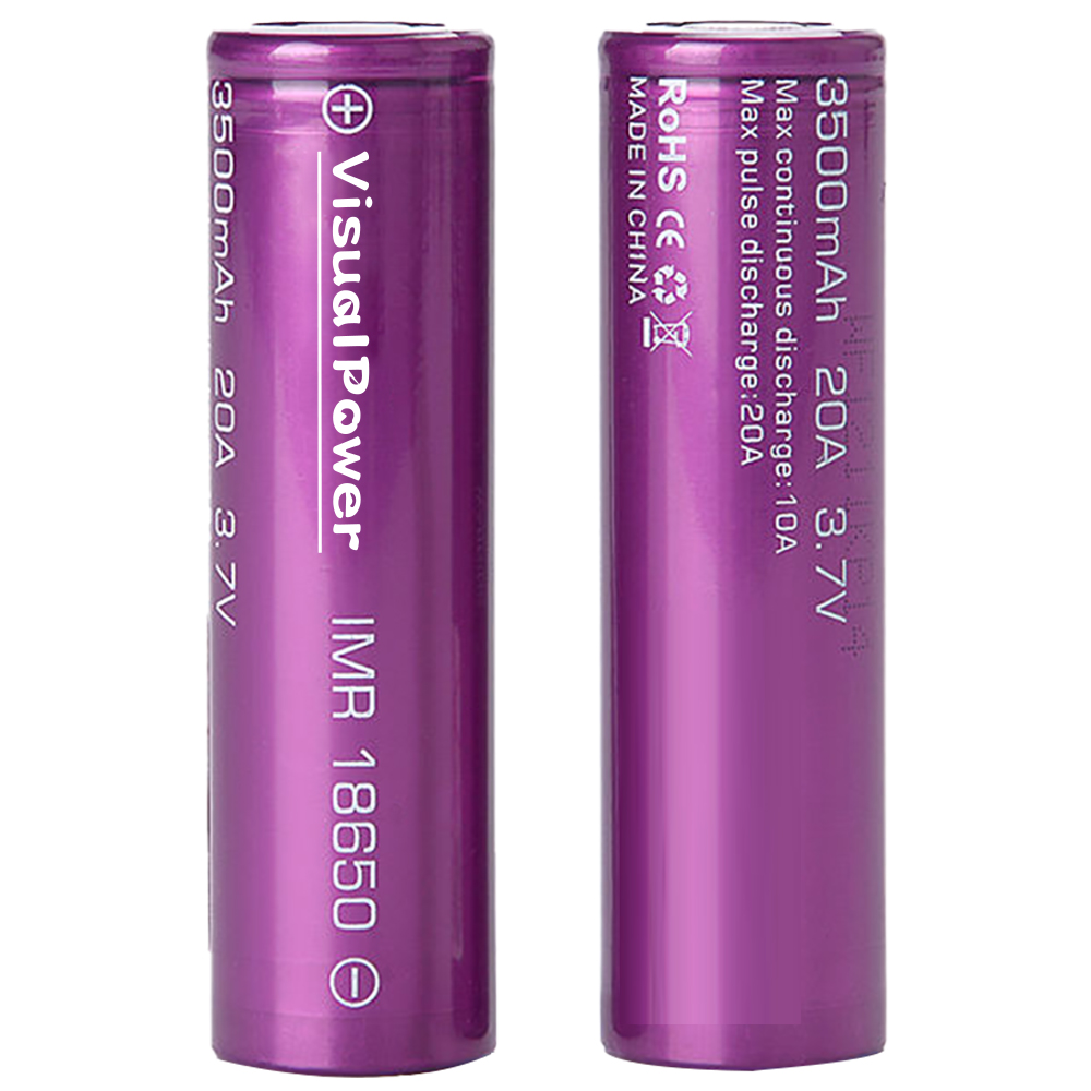 18650 3500Mah 10 uma bateria recarregável de Li-Ion 3.6V para veículos elétricos bicicletas drone
